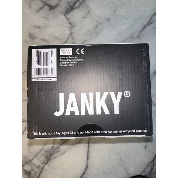 NEW Junko Mizuno Ailurophile Glow Superplastic Janky 8" Vinyl Toy Cat Fish NIB - Picture 9 of 13